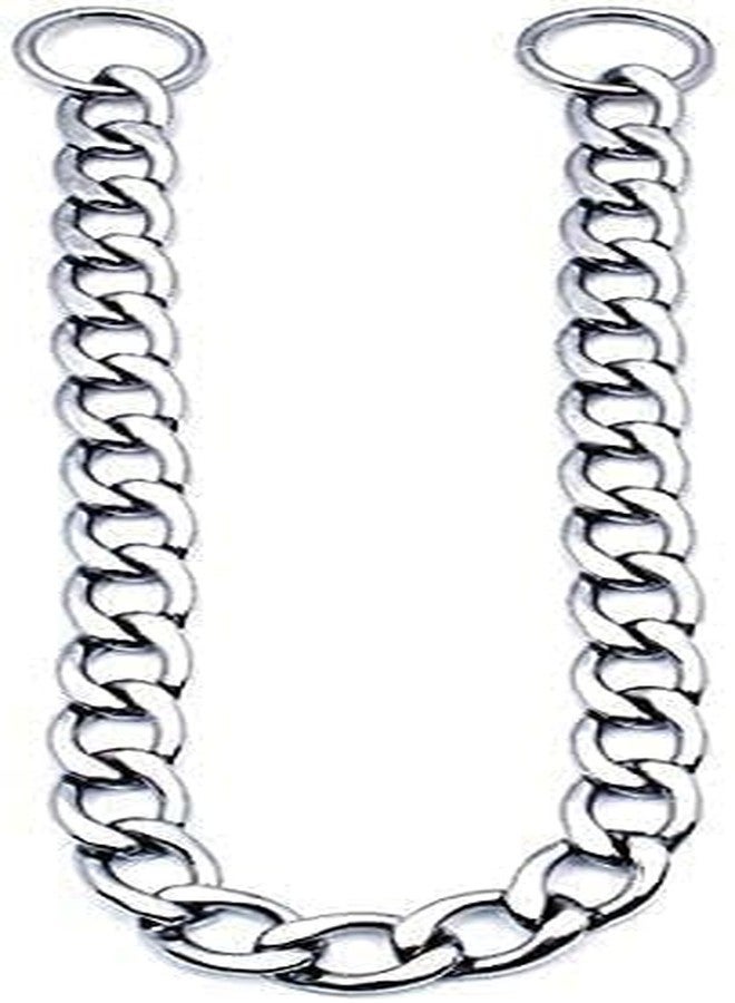 PET FUN Heavy Duty Choke Swivel Metal Dog Chain - 2mm Training Collar for Medium Breeds | Durable Steel Links & 360° Swivel(Width 2 MM - Length -15.INCH) - Image 2